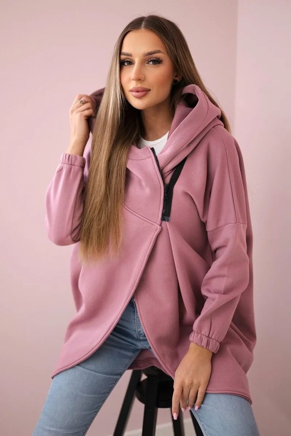 Bluza OVERSIZE z krótkim suwakiem 10 kolorów
